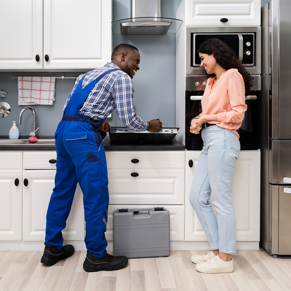 can you provide an estimate for cooktop repair before beginning any work in Harford New York